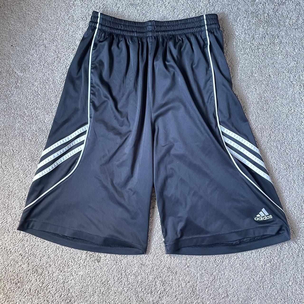 men’s black Adidas shorts gently worn #mens... - Depop