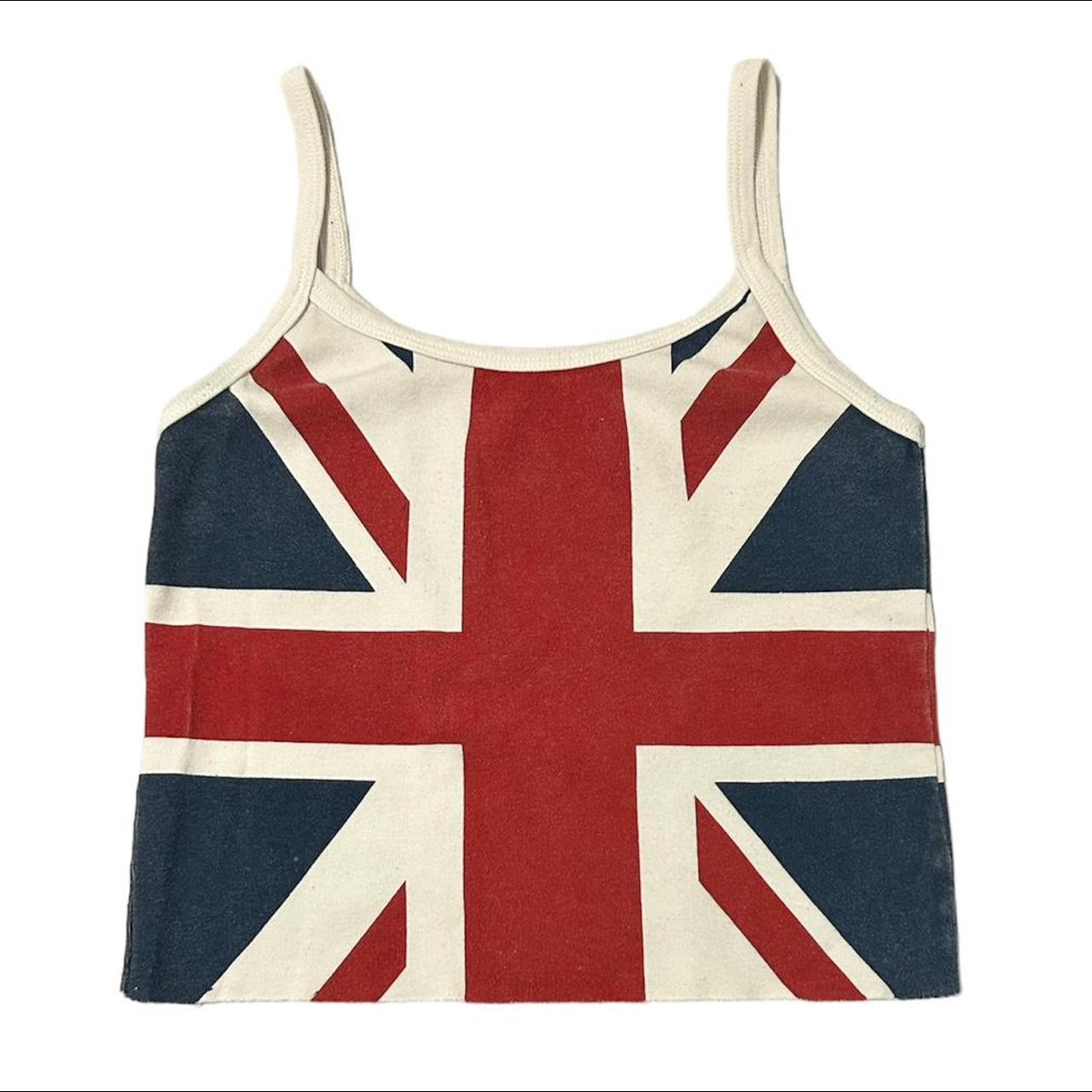 brandy melville john galt union jack tank top... Depop