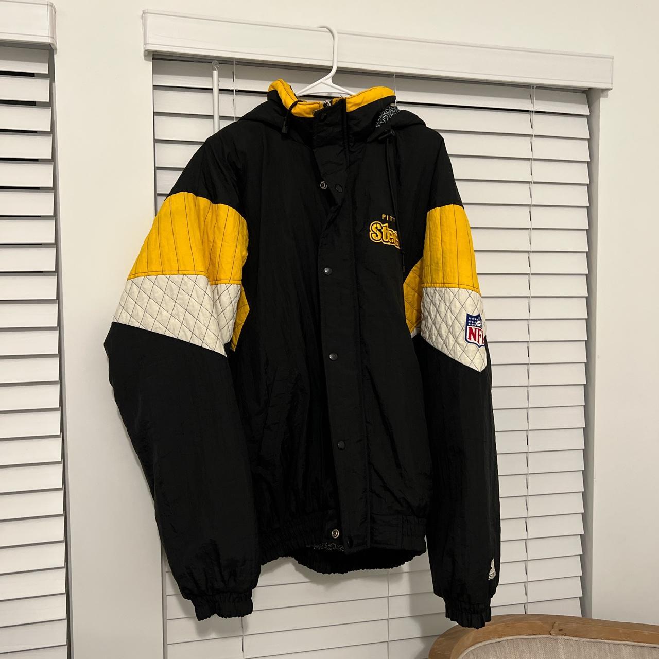 Vintage Pittsburgh Steelers Pro Player Jacket - Depop