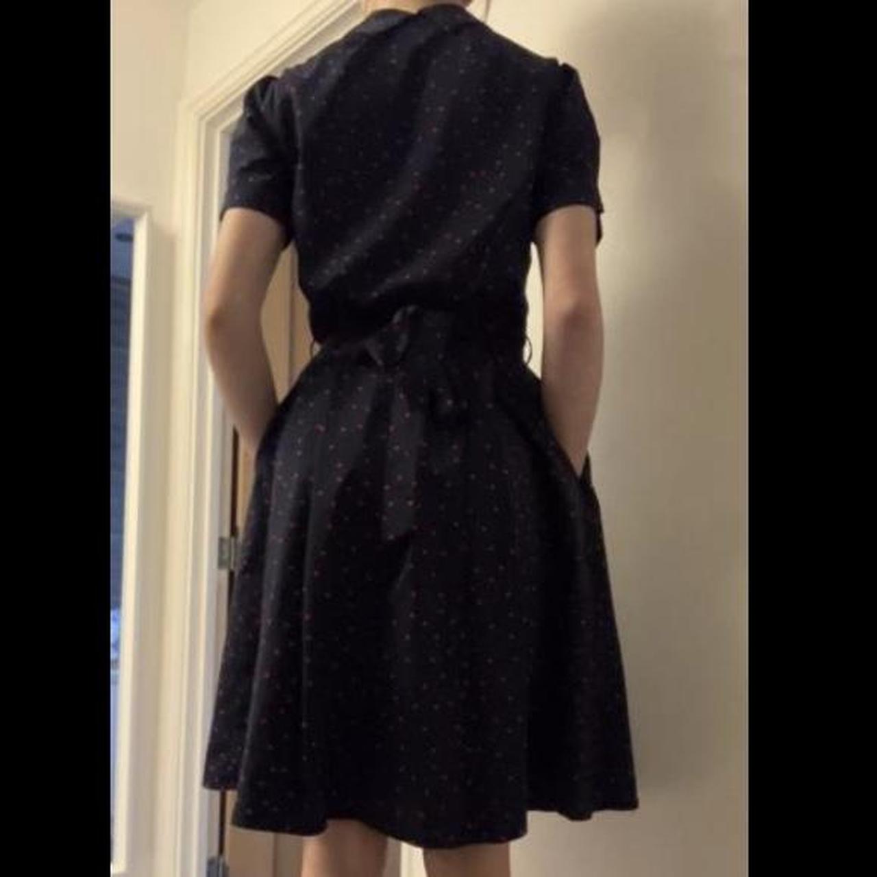 Joanie Clothing Navy Tea Dress (it Has - Depop