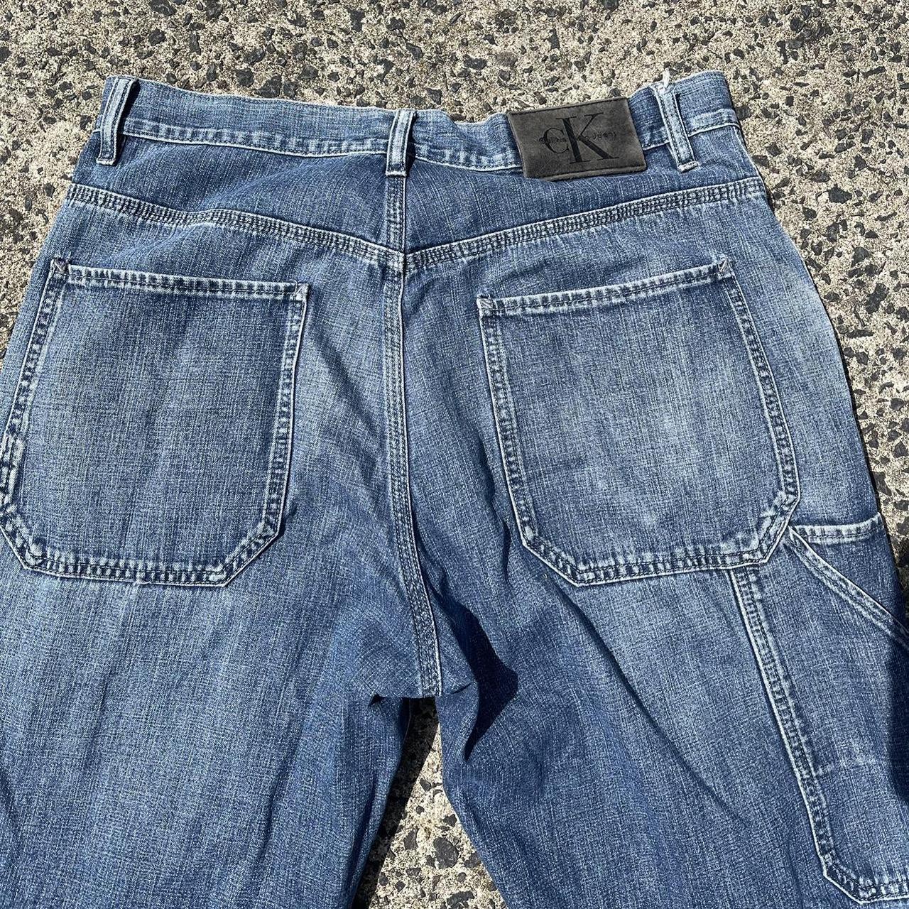 Vintage Calvin Klein Carpenter Jeans, Indigo, Size... - Depop
