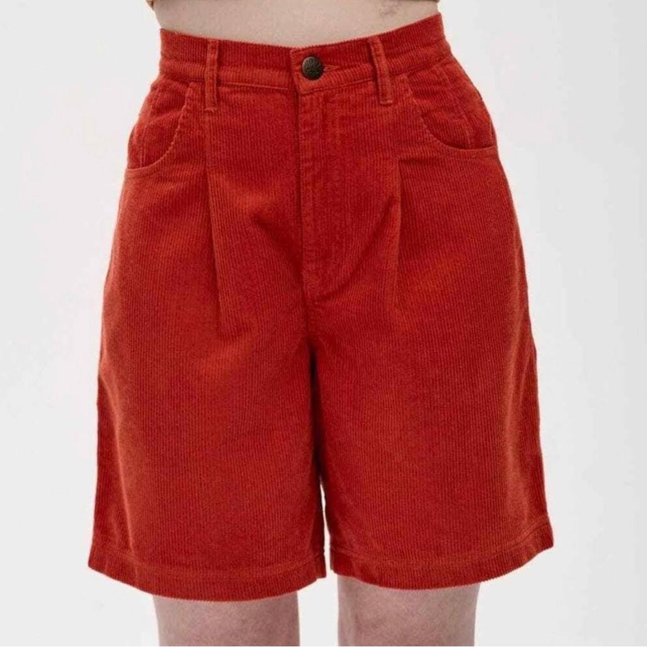 Lucy and Yak Bonnie shorts in Burnt Ochre. Size W26.... Depop