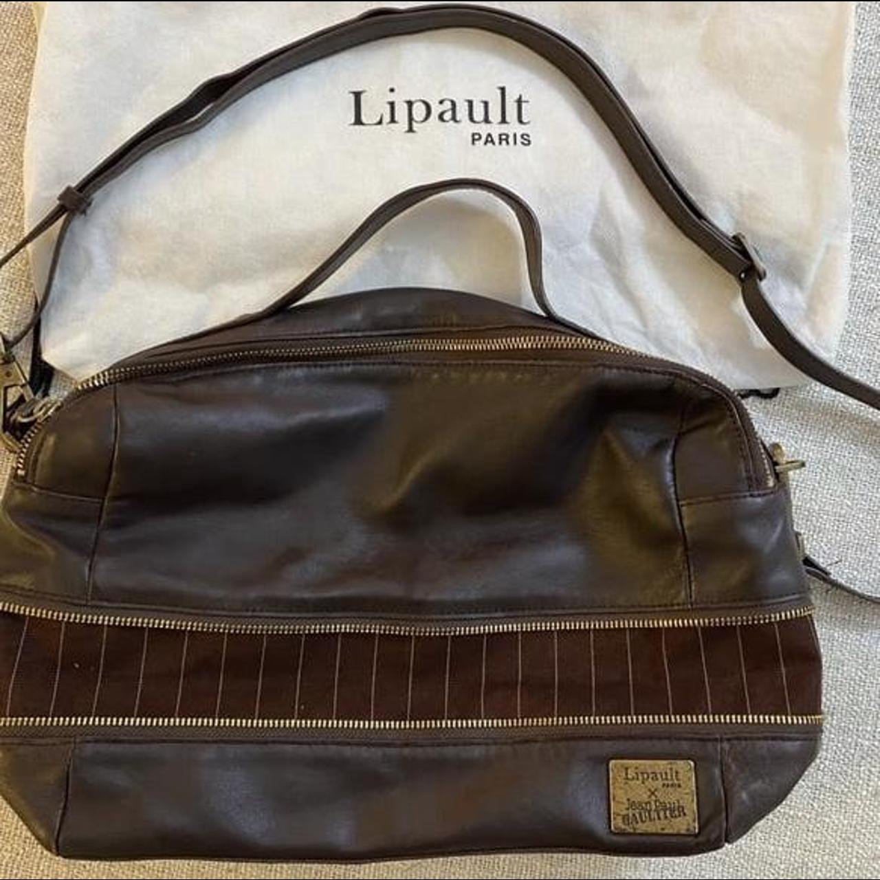 Jean Paul Gaultier x Lipault leather bag very good