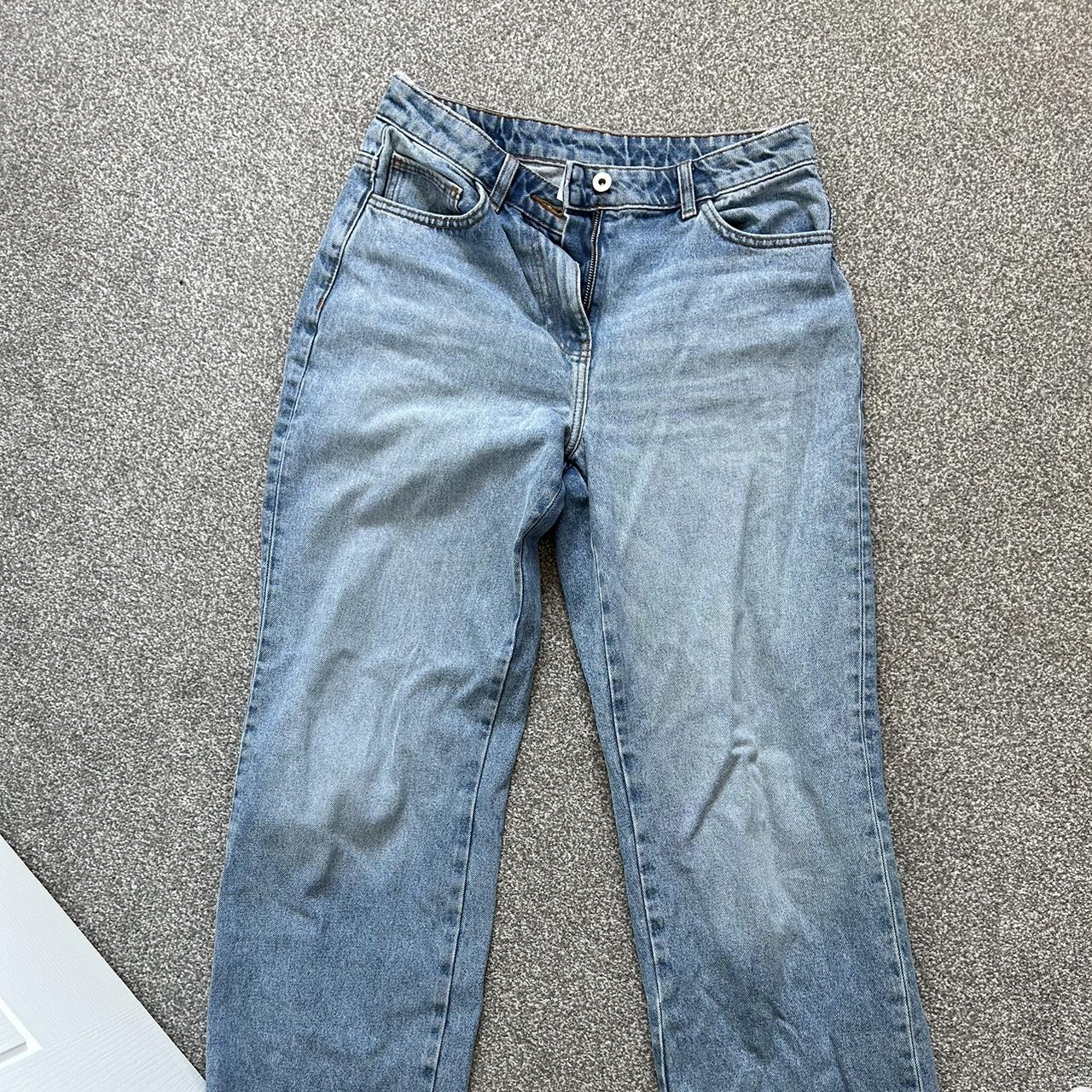 Collusion blue x014 baggy dad jeans in