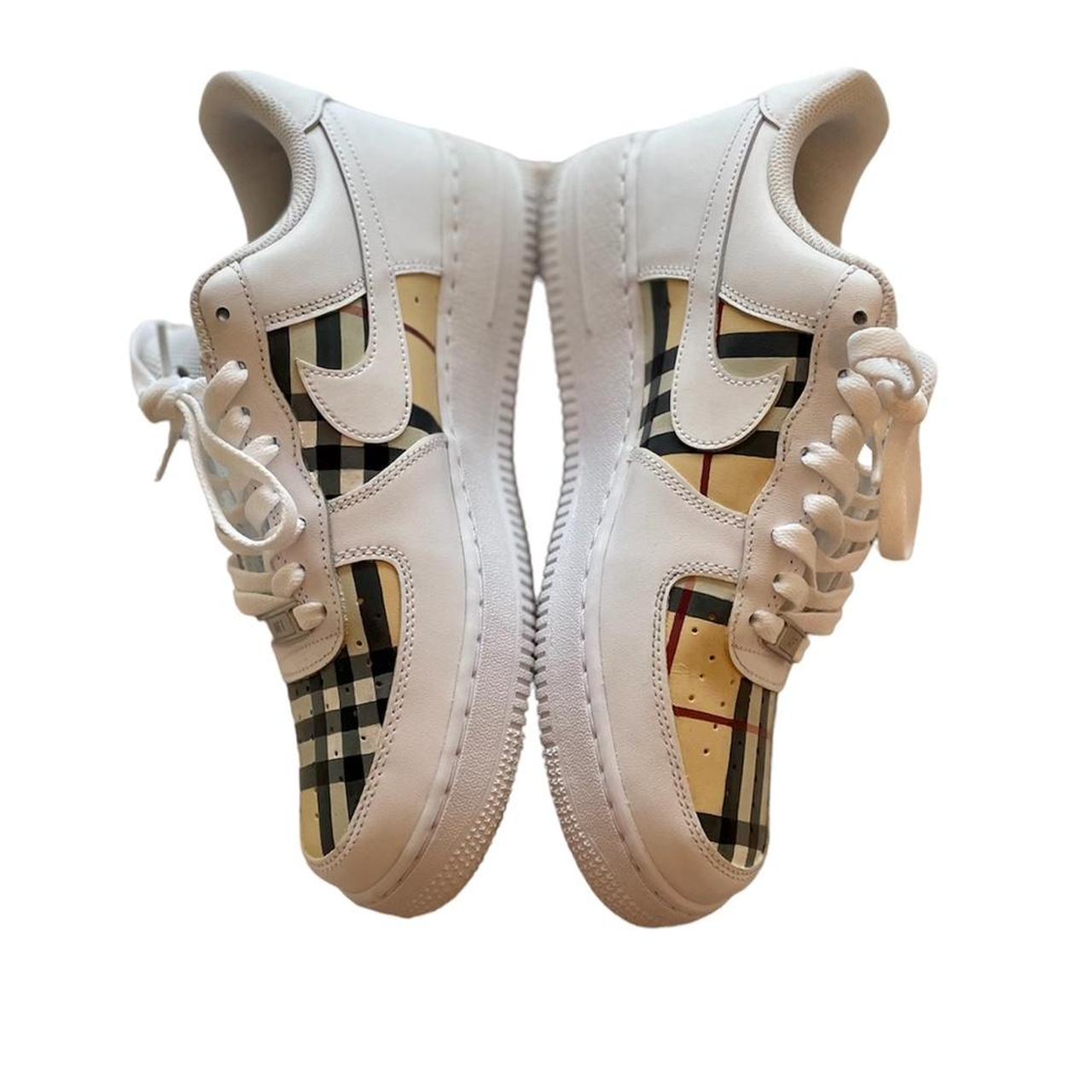 burberry nike air force ones
