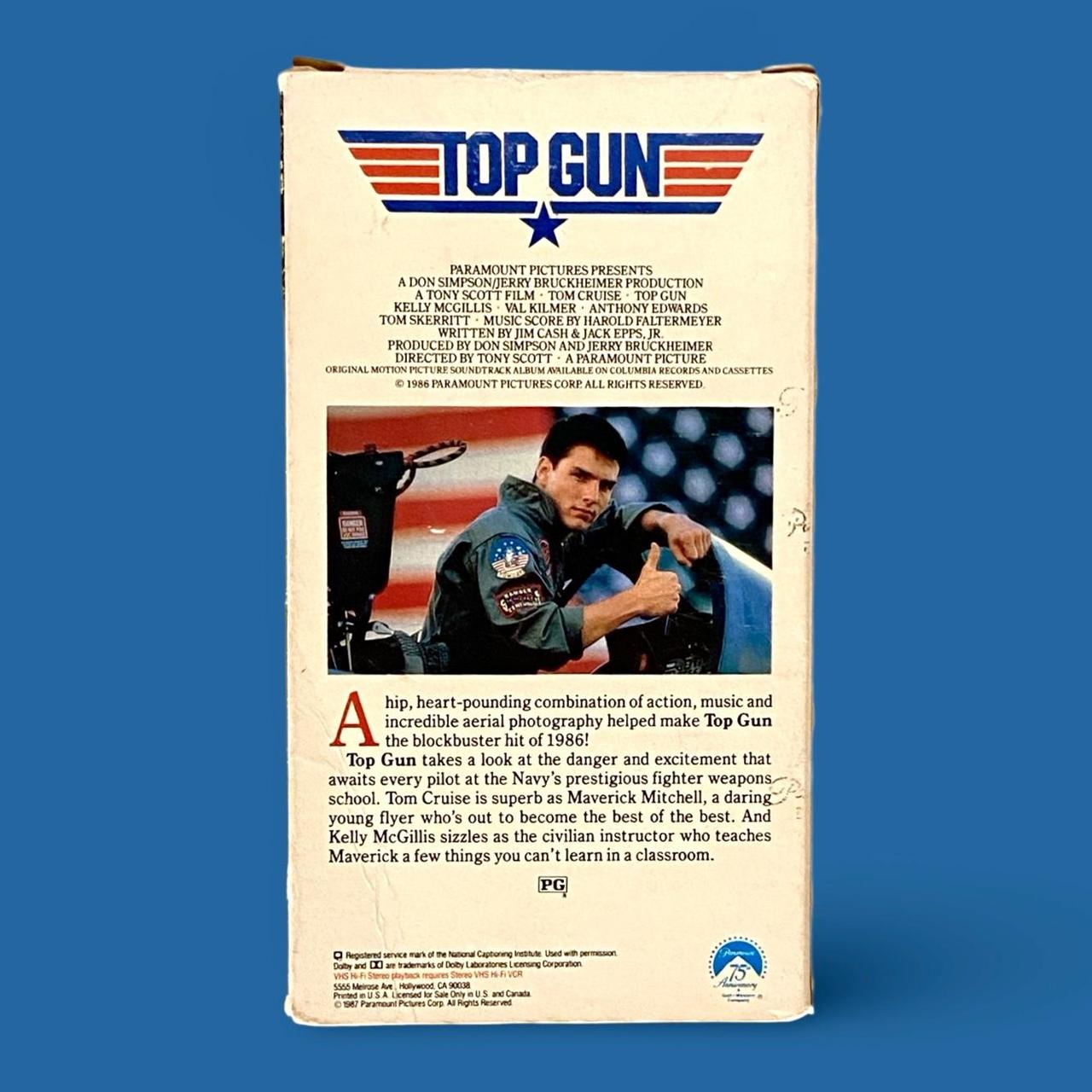 マーシャル・コップ　VHS　字幕版 TOP GUN, VHS 1692 Hi-Fi Stereo Paramount 75th | Depop