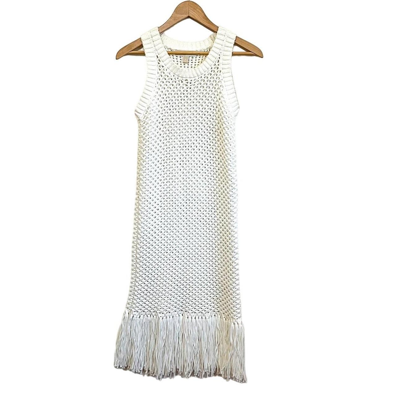 Michael Kors Crochet Fringe Boho Coastal Depop