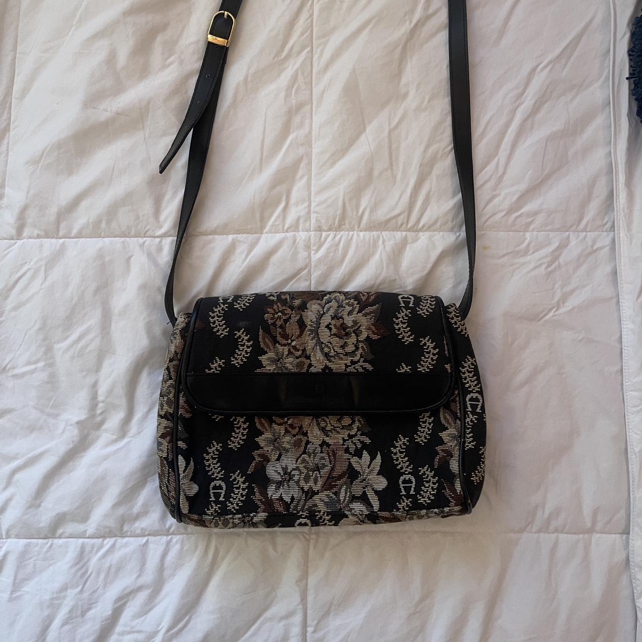 Beautiful floral tapestry purse from Etienne Aigner Depop