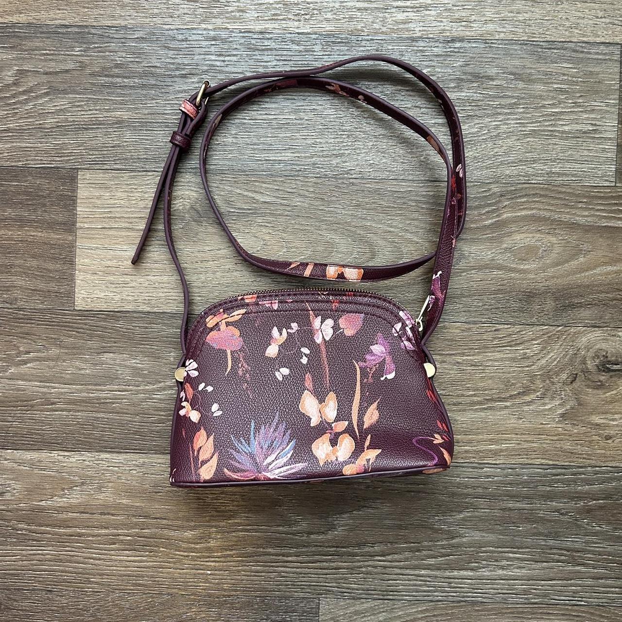 Coach floral best sale crossbody bag