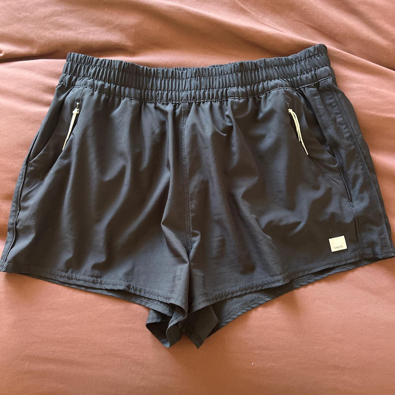 Vuori Dash Shorts. Black. Worn once. No Stains.... - Depop