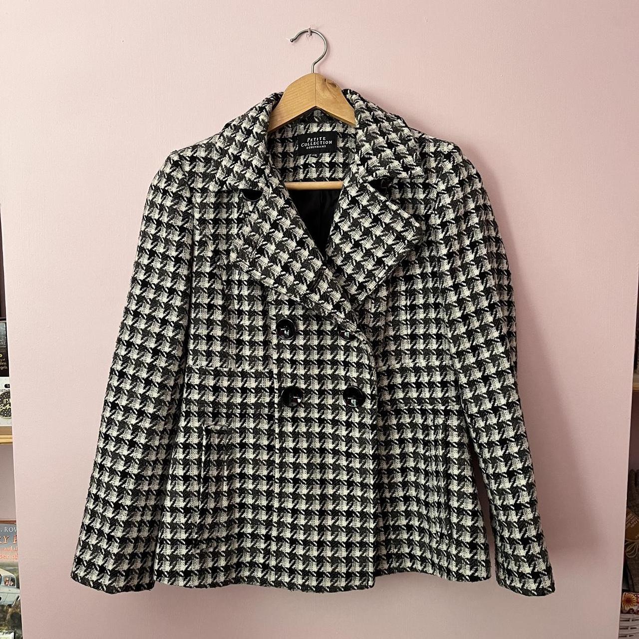 Debenhams tartan coat best sale