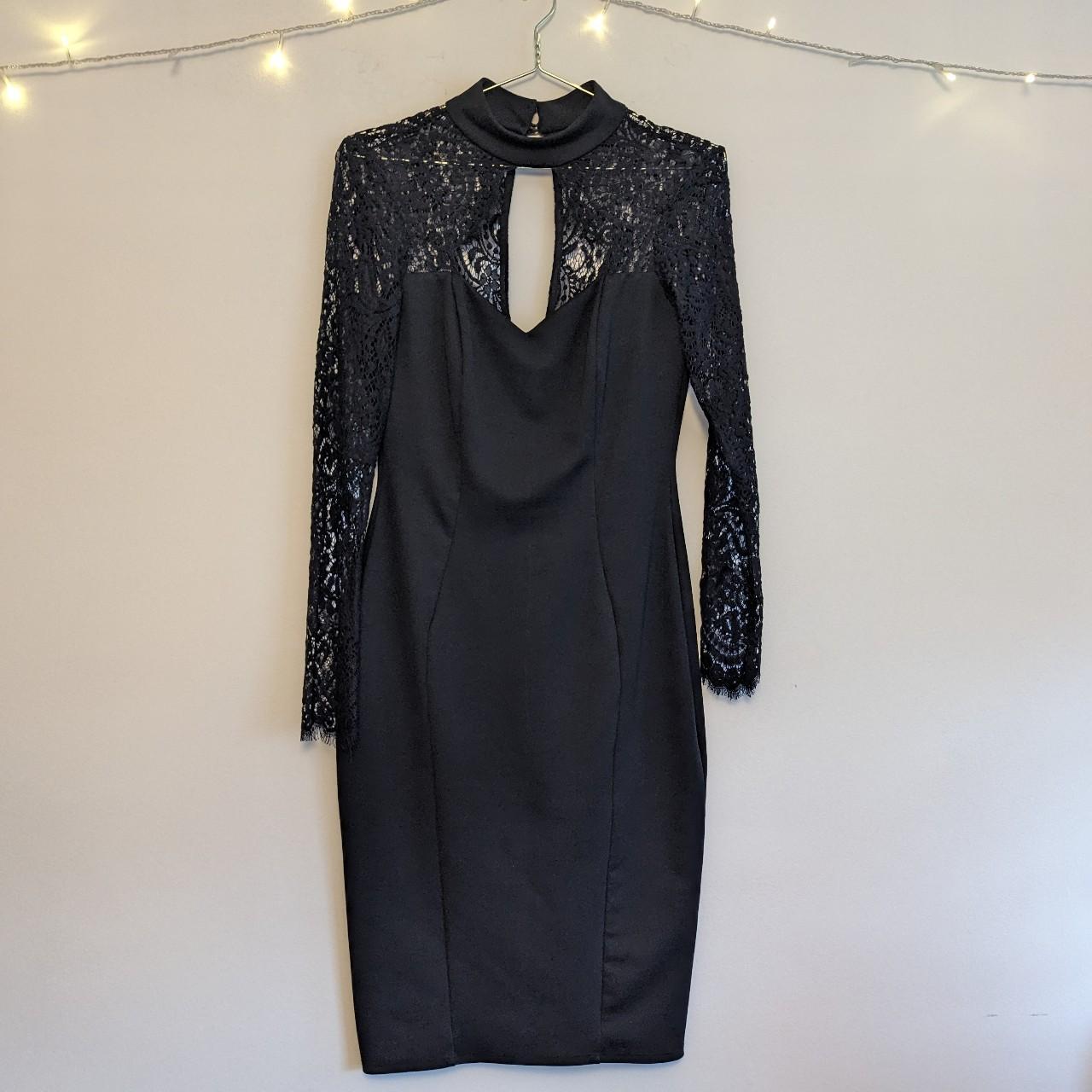 Jessica Wright black lace bodycon Featuring Depop