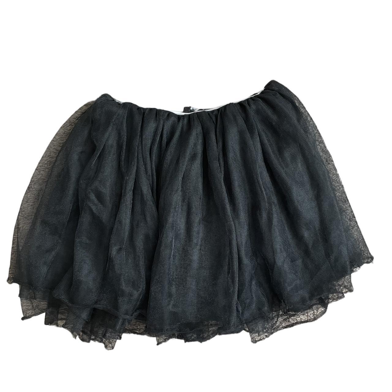 Black tulle tutu - stop book wishes - very soft... - Depop