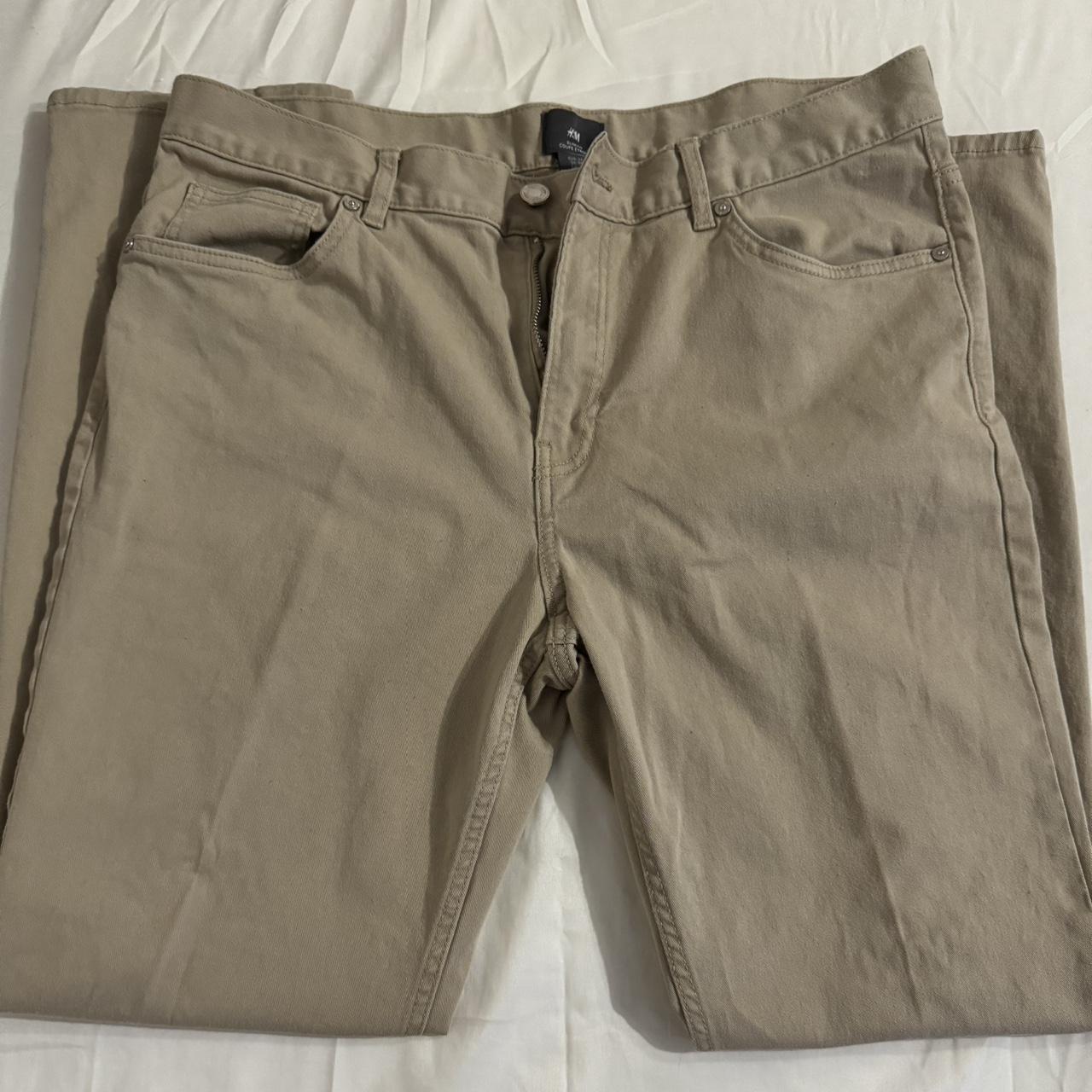 H&m mens khaki clearance pants