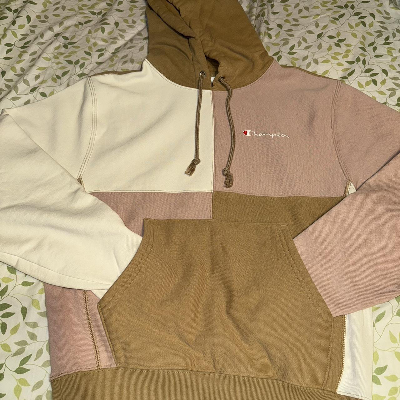 Color block hot sale champion hoodie