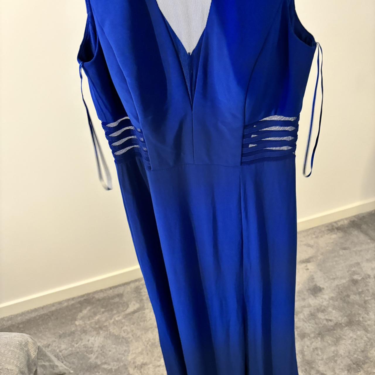 Electric blue morgan & co maxi dress size 9/10 I... - Depop