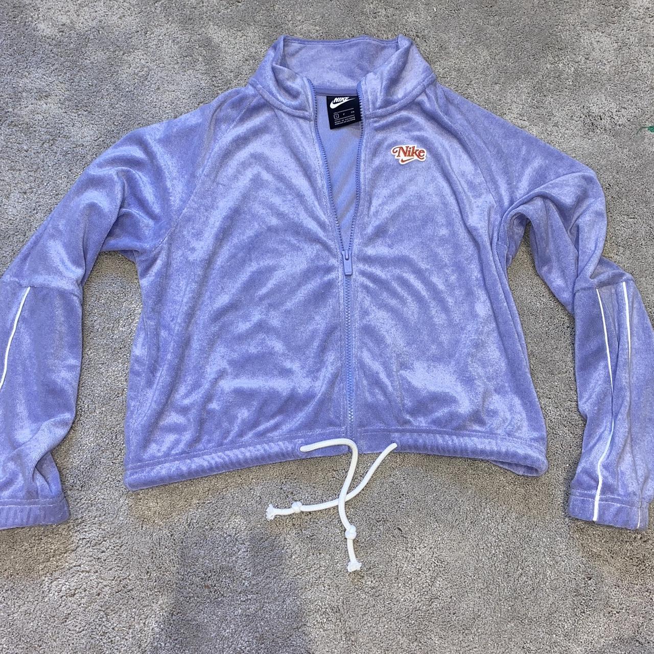 nike lilac half zip