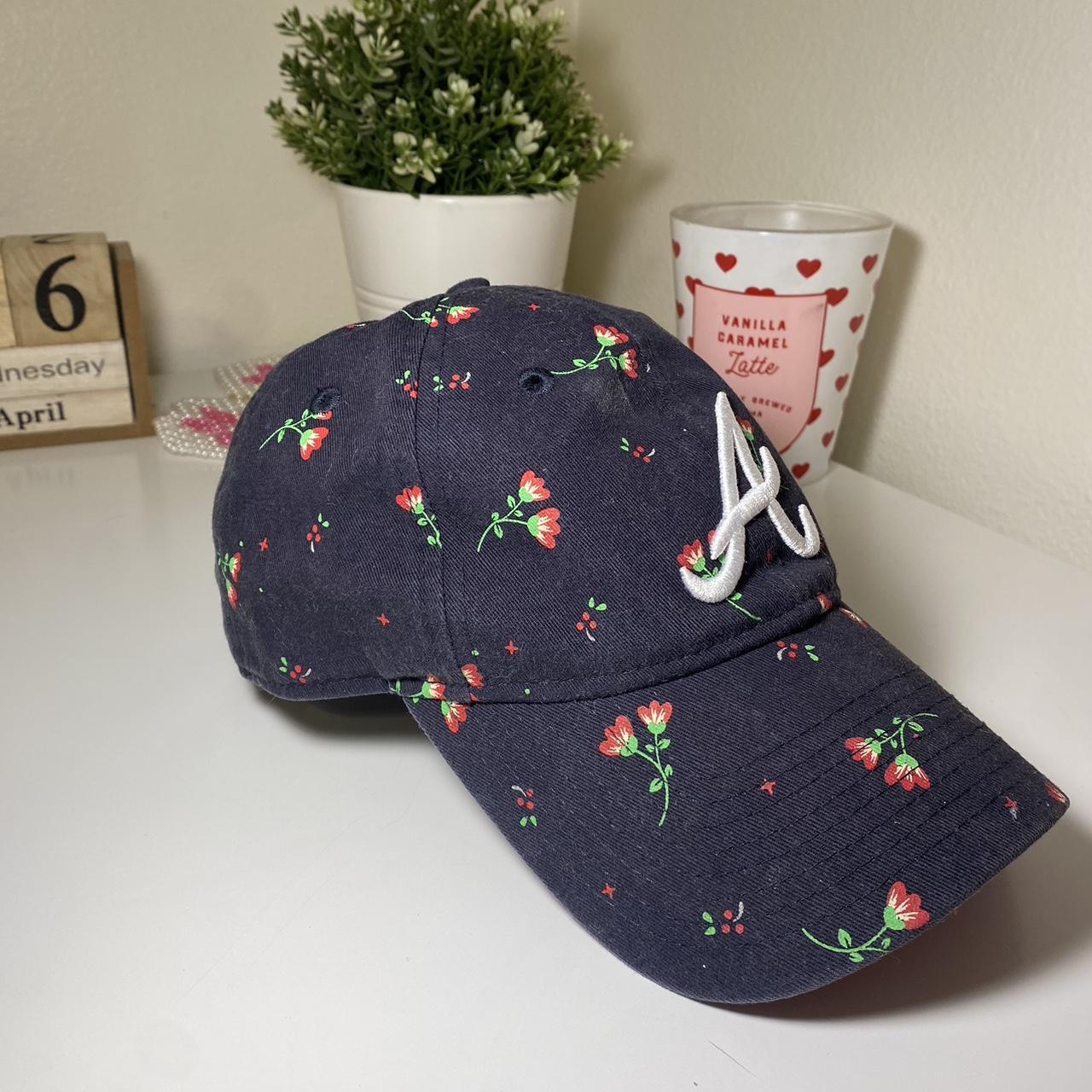 Atlanta Braves Vintage Floral 59FIFTY Cap