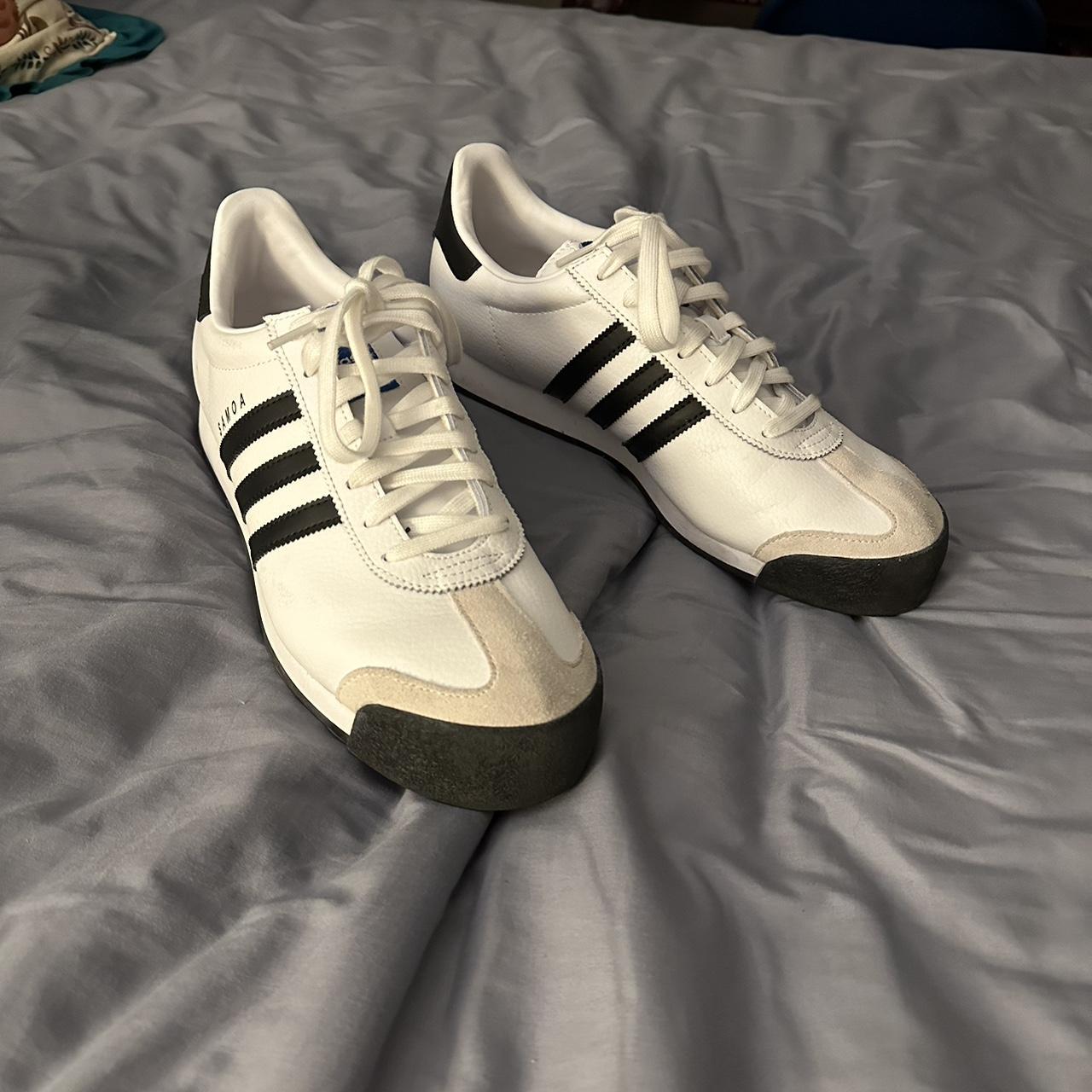 Black adidas samoa best sale shoes