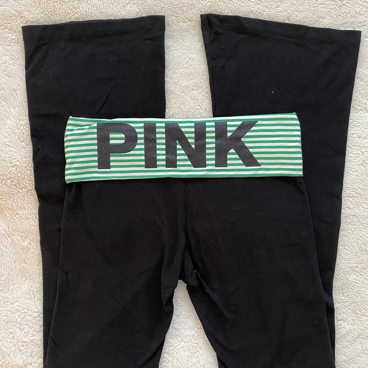 Y2K vs PINK yoga pants!💚 From the “pink originals”... - Depop