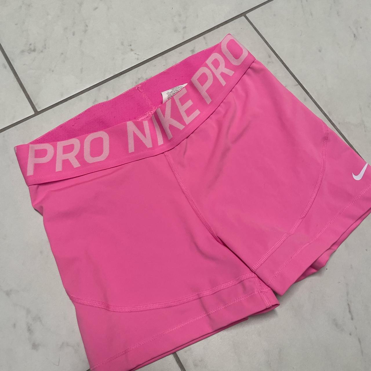 pink shorts nike