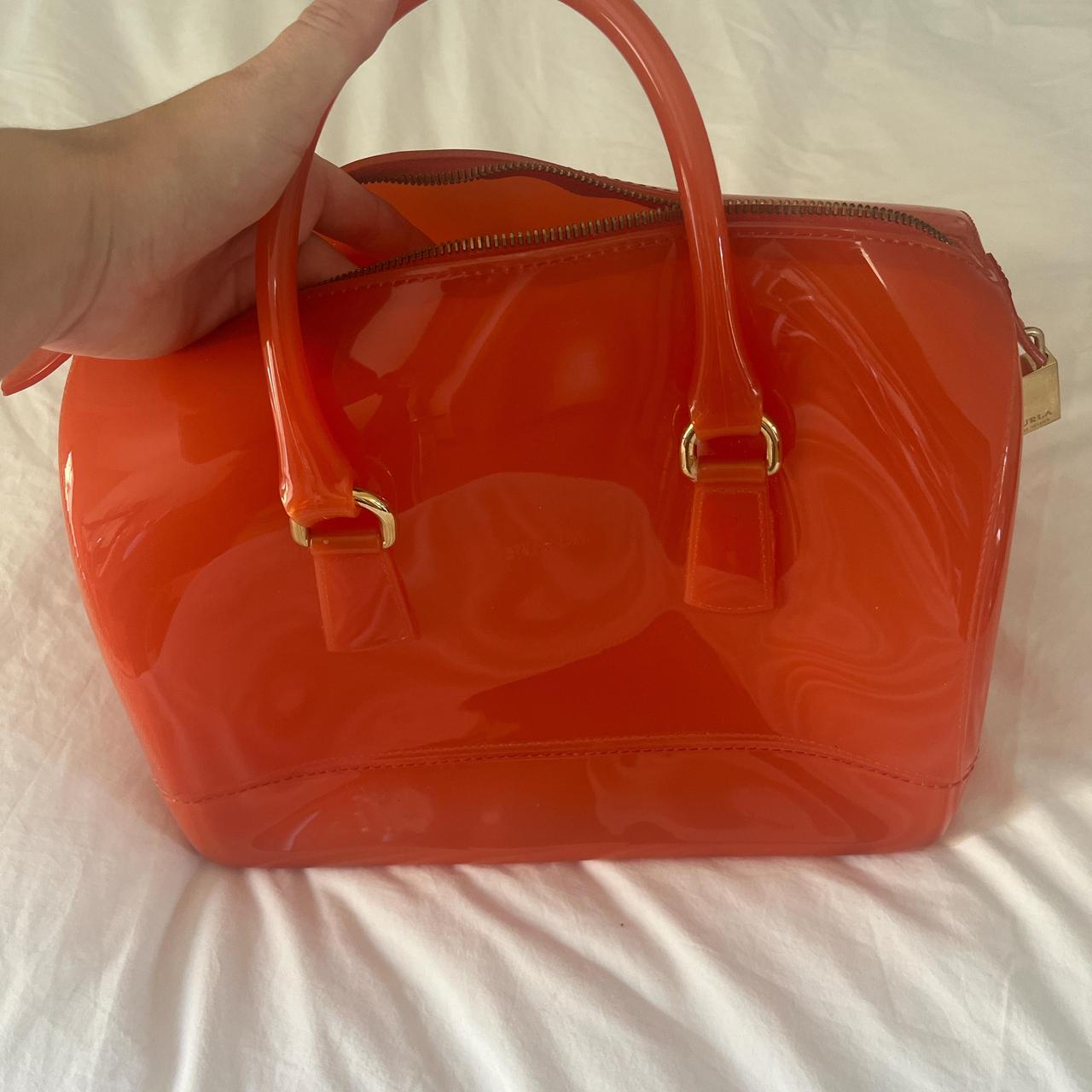 Furla Candy Orange Handbag hotsell