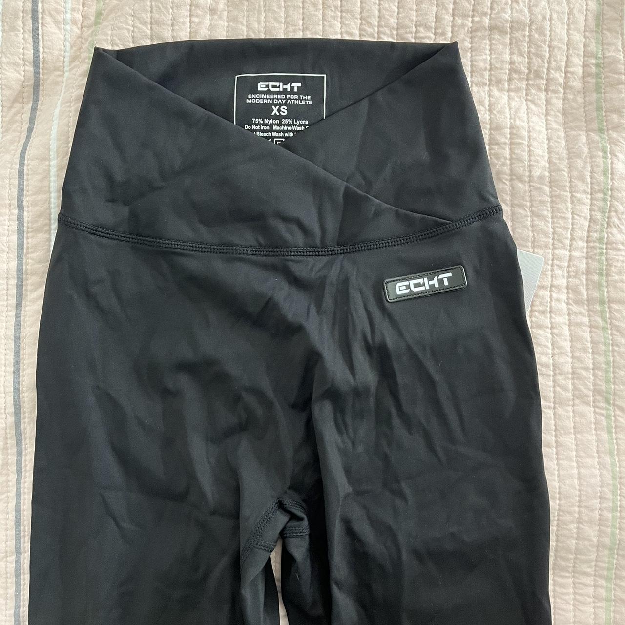 ECHT LEGGINGS ECHT scrunch bum black leggings 🖤... Depop
