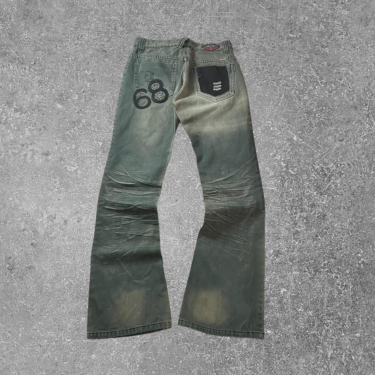 American Vintage Men's Grey Jeans Depop