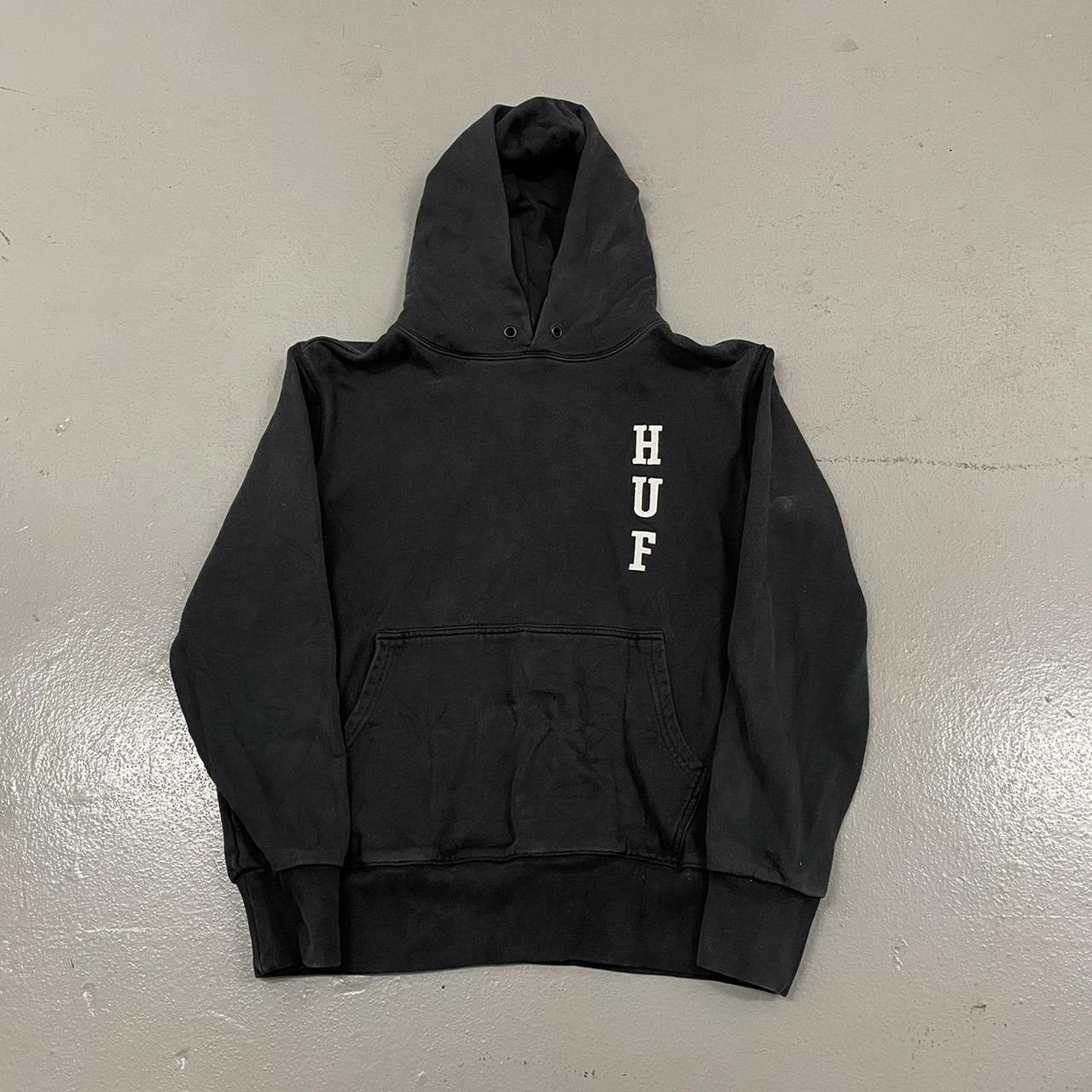 HUF Skater Essential Logo Hoodie 75 at zumiez Size Depop