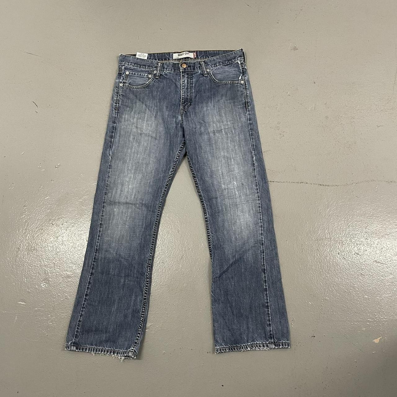 Vintage Levi’s 527 Bootcut Flared Y2K Jeans Size... - Depop
