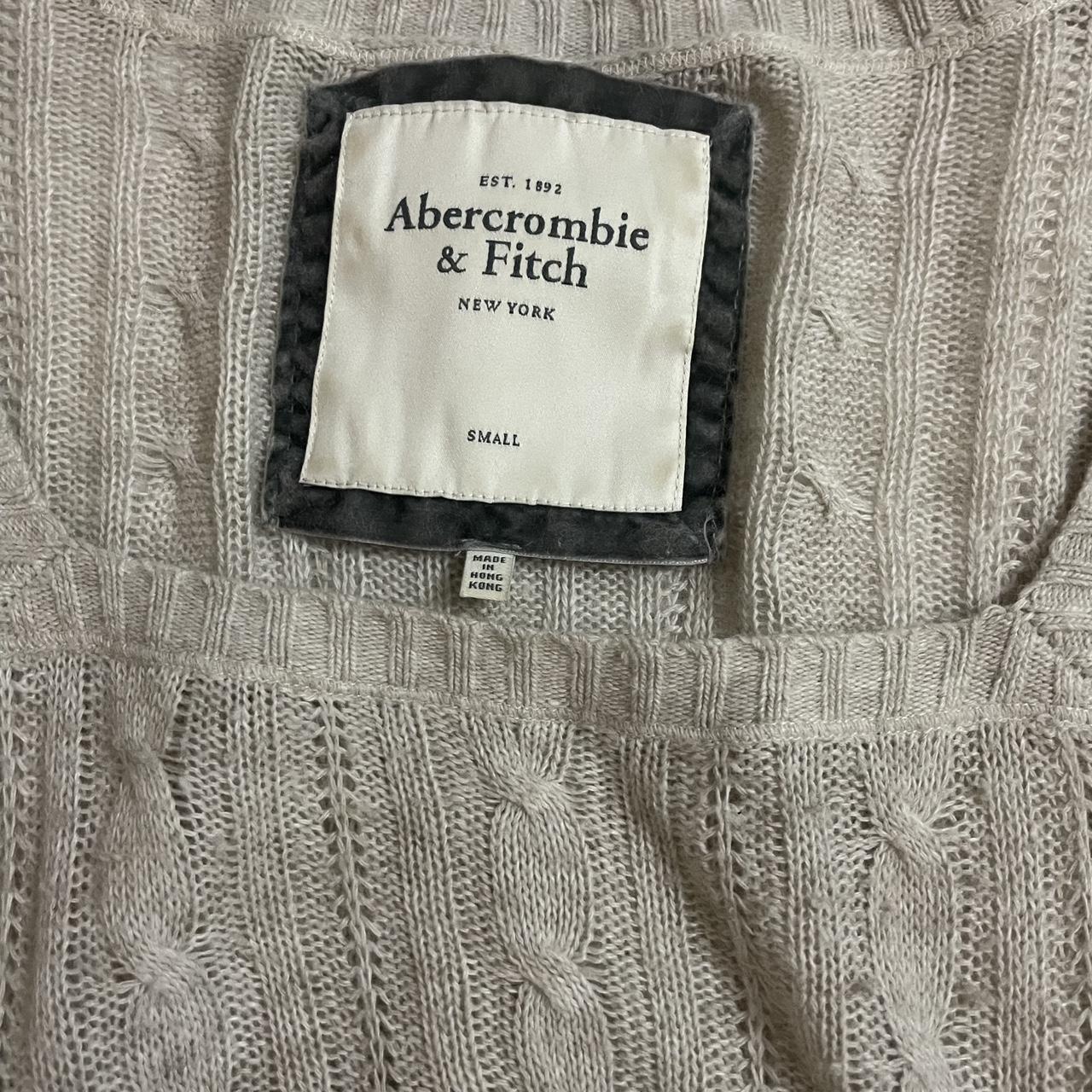 Abercrombie Fitch Women S Grey Cardigan Depop