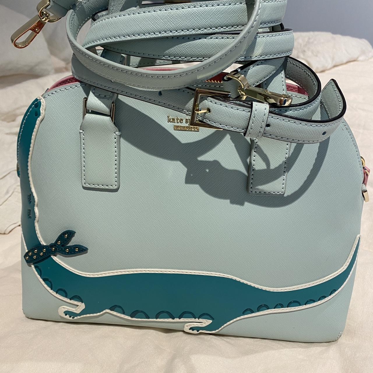 Kate spade swamped alligator lottie satchel... - Depop