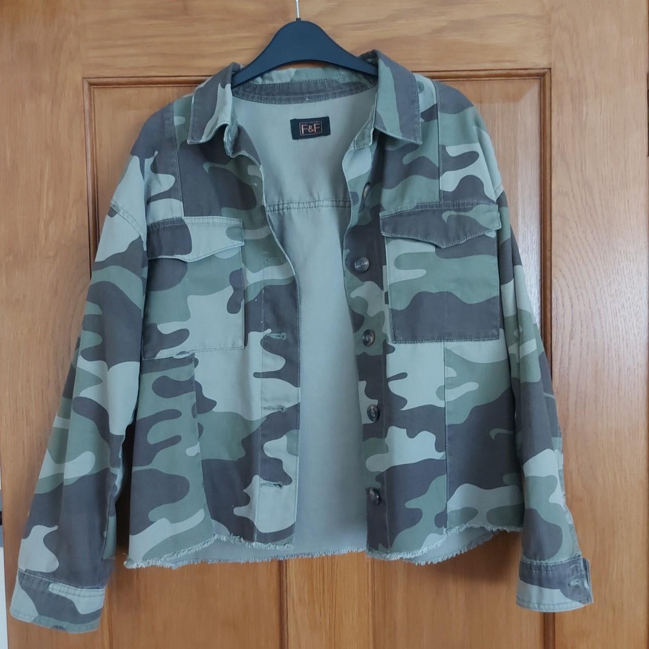 F&f deals camo jacket