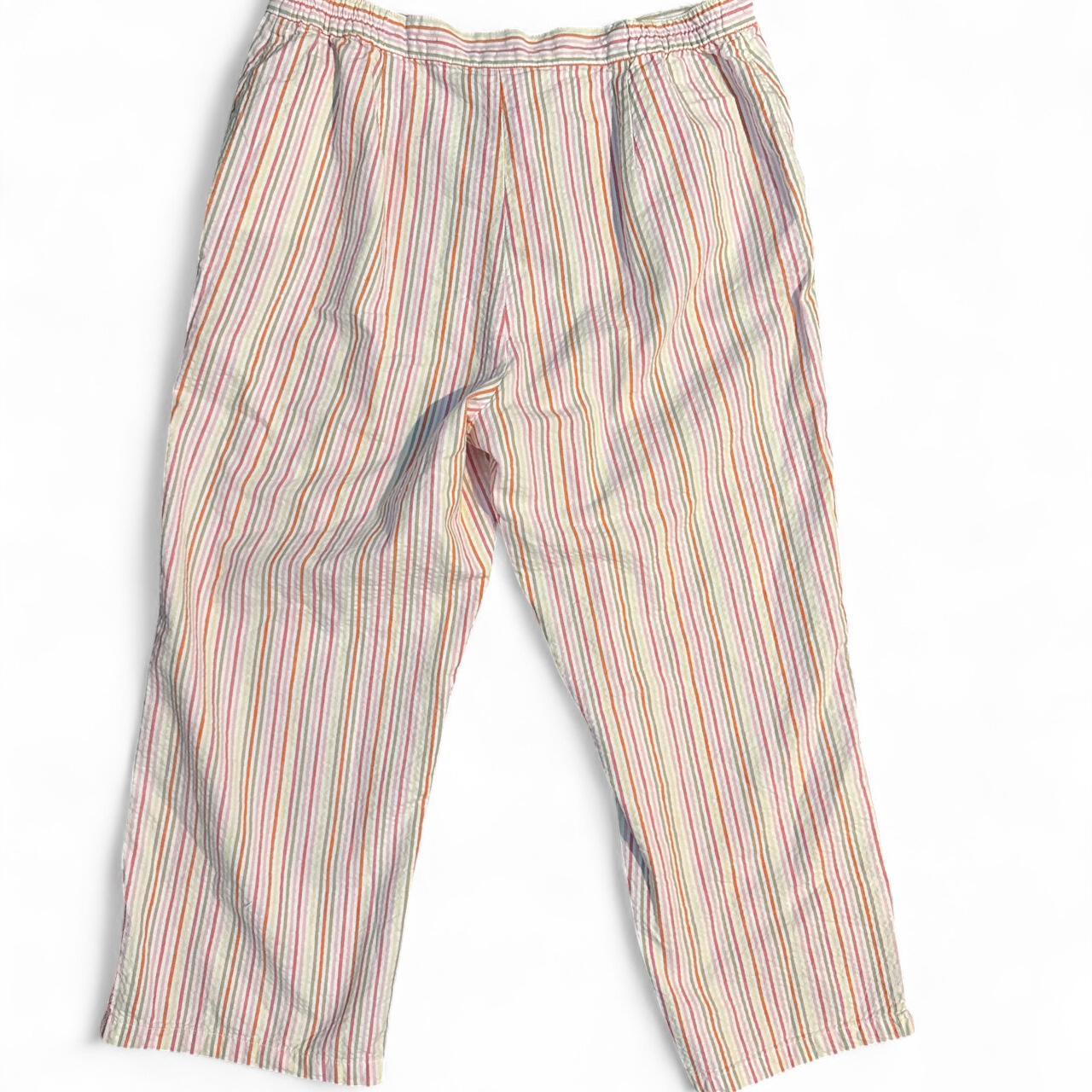 Basic Editions Women's Capri Pants - Multi/Pink -… - image 2