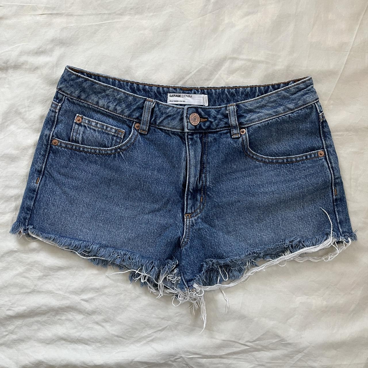 adorable garage low rise ripped blue jean... - Depop