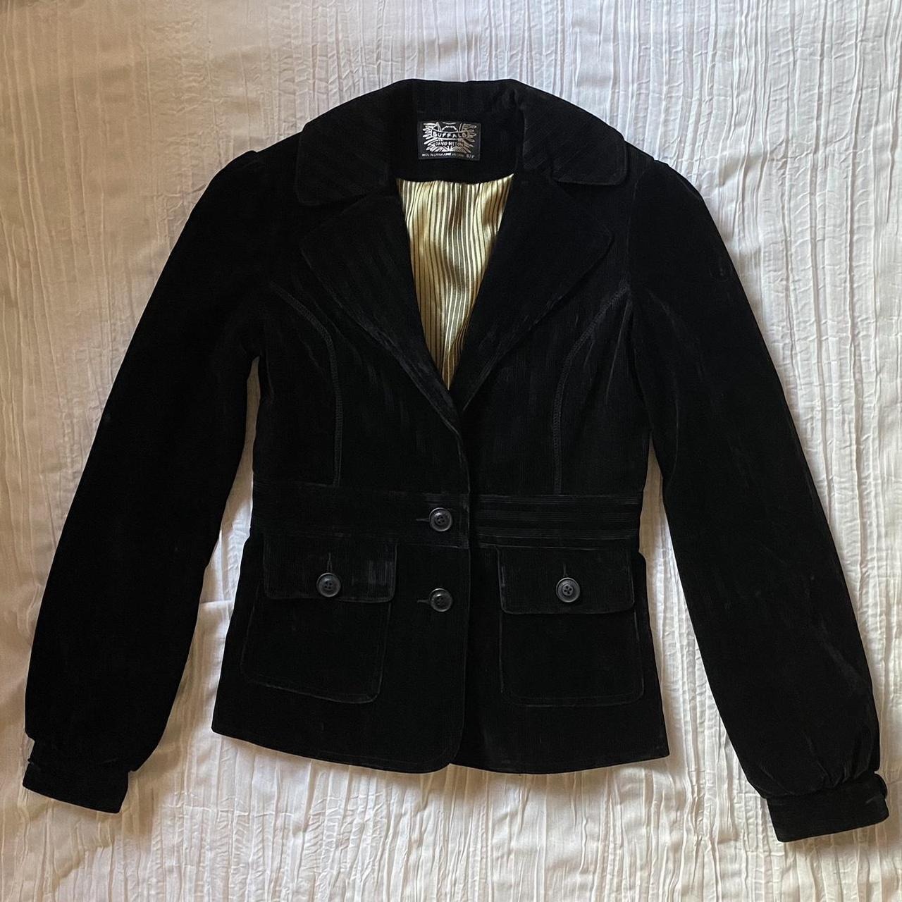 Buffalo David Bitton Women's Black Jacket | Depop