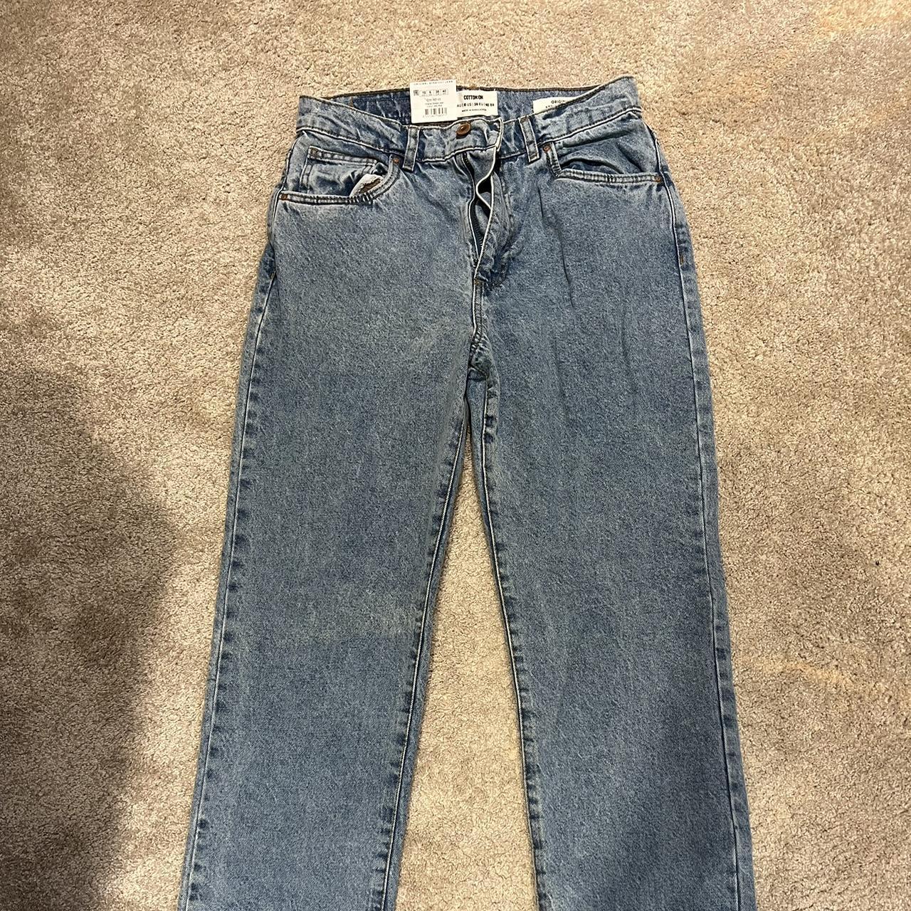 Nicest pair of cotton on straight leg jeans - size... - Depop