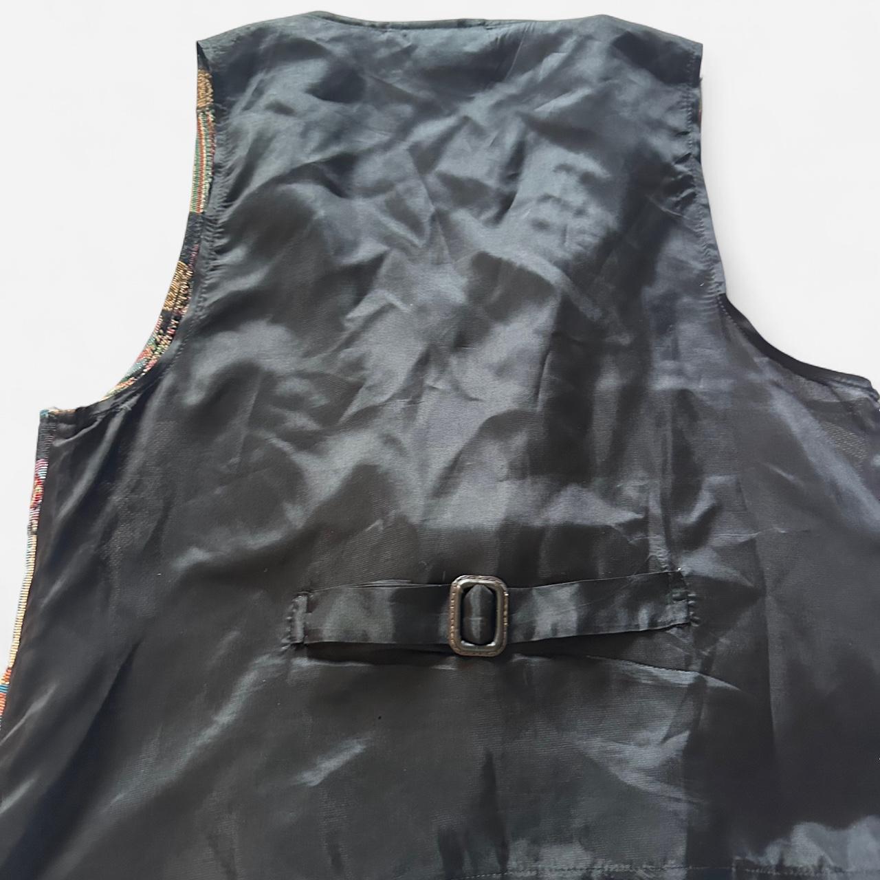 Women's Vest - Multi/Black - M – Patchwork embroi… - image 5