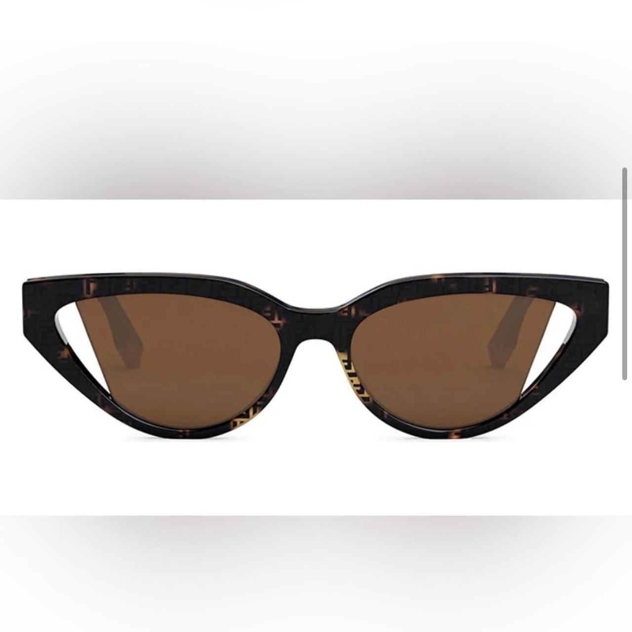 Fendi Cat Eye Sunglasses FE40009I In color 55E; | Depop