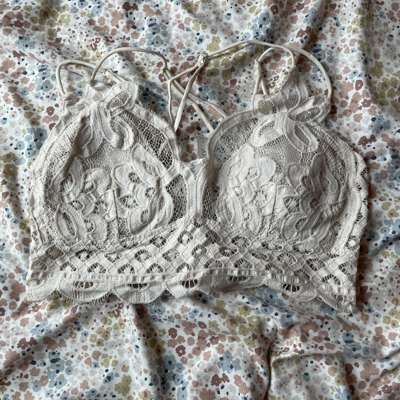 White bralette Like new! Never used just remove - Depop