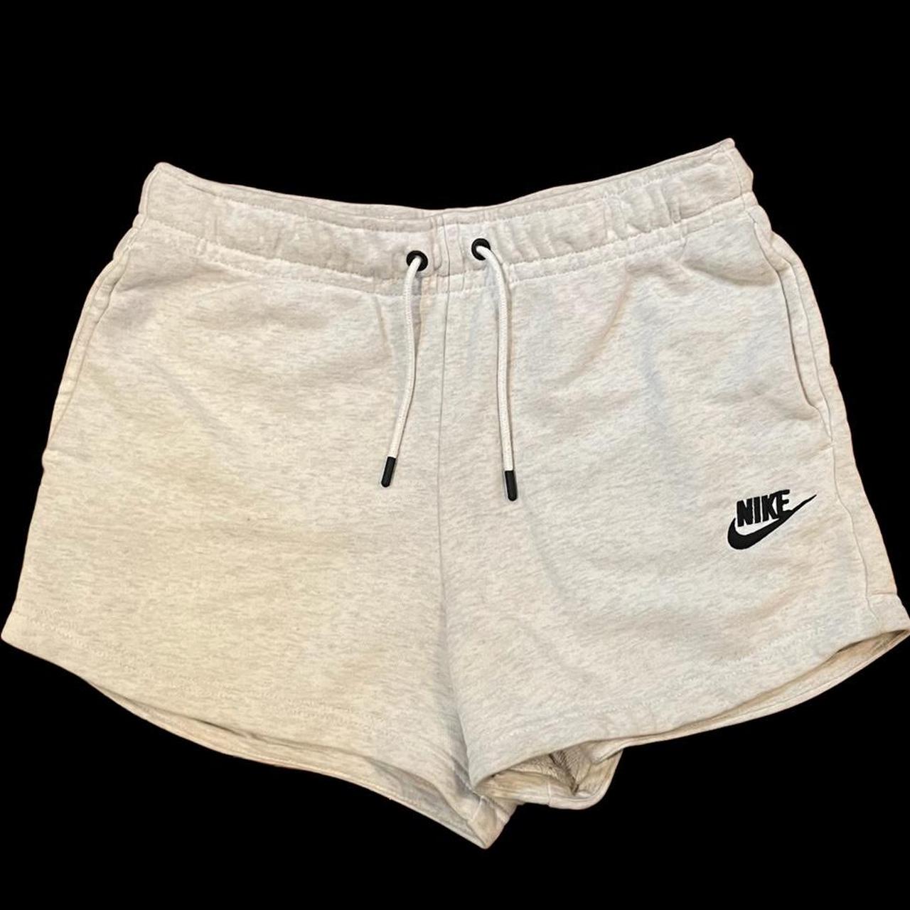 Nike Women's Grey and Black Shorts