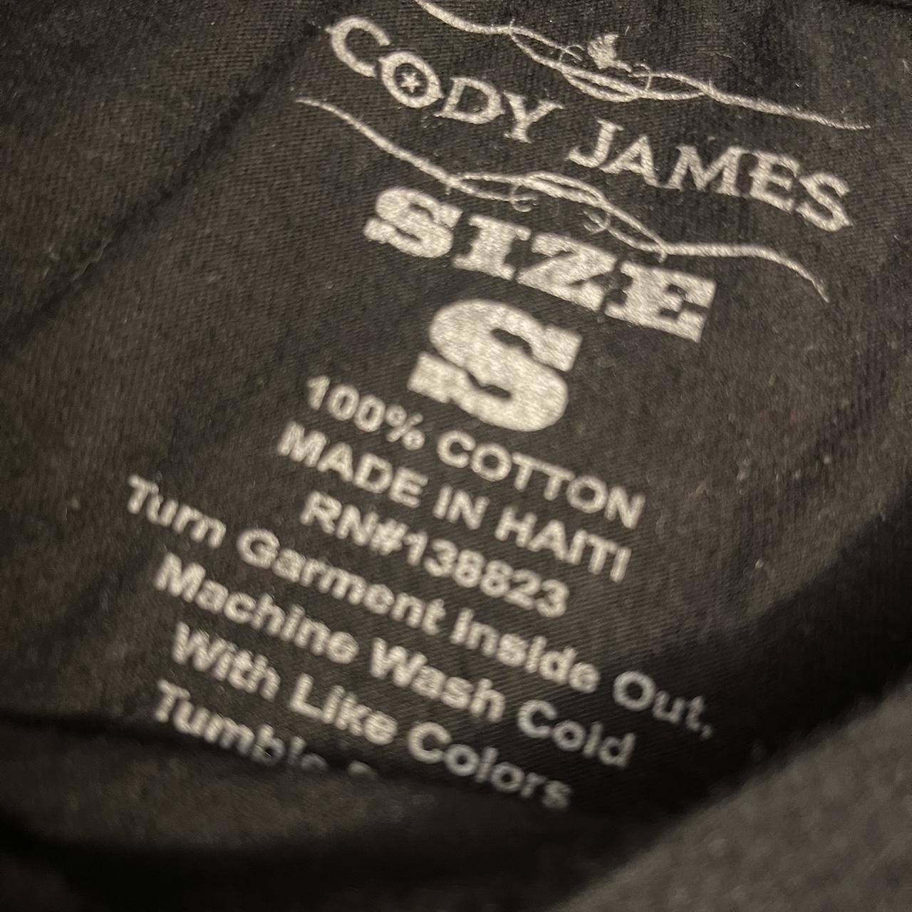 Cody James Men's Black T-shirt (2)