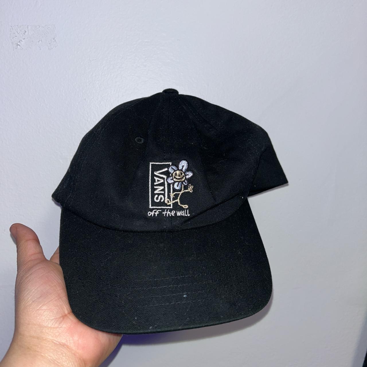 Vans Men's Black Hat | Depop