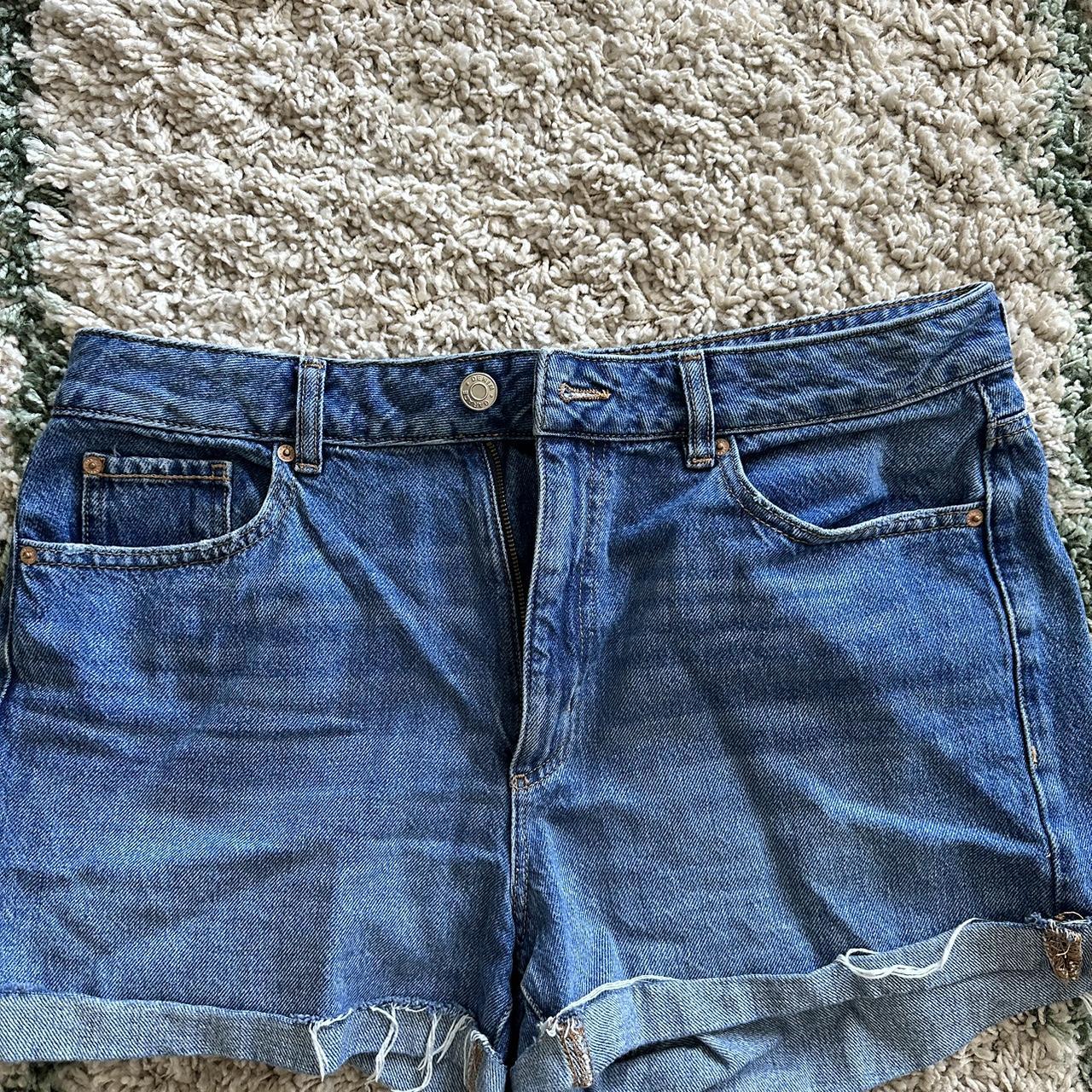 Garage Women's Blue Shorts Depop