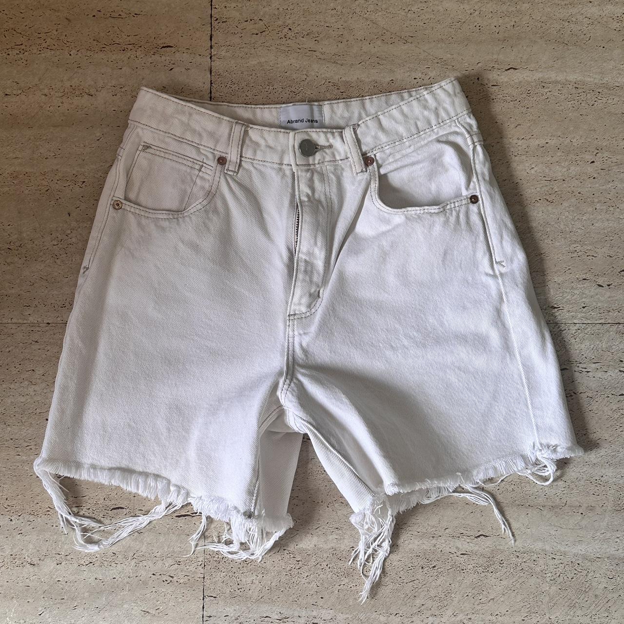 White ripped Jorts - Abrand Jeans Loose fit - Depop