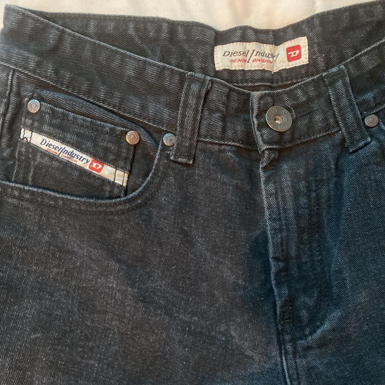 Diesel Women's Black Jeans Depop