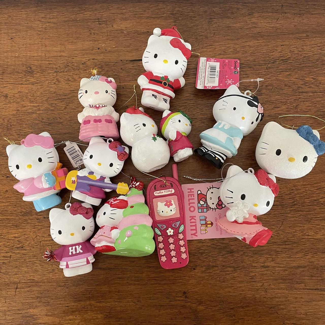 Kurt Adler Hello Kitty X-Mas Ornaments 11 pc... - Depop