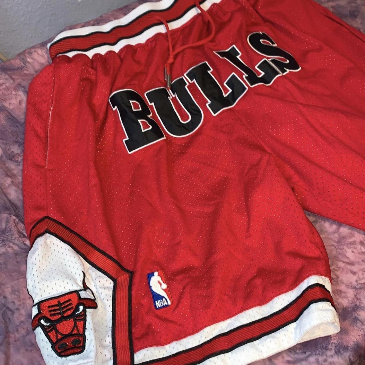 Mitchell & Ness x JUST DON 1997-98 Chicago Bulls Shorts - Depop