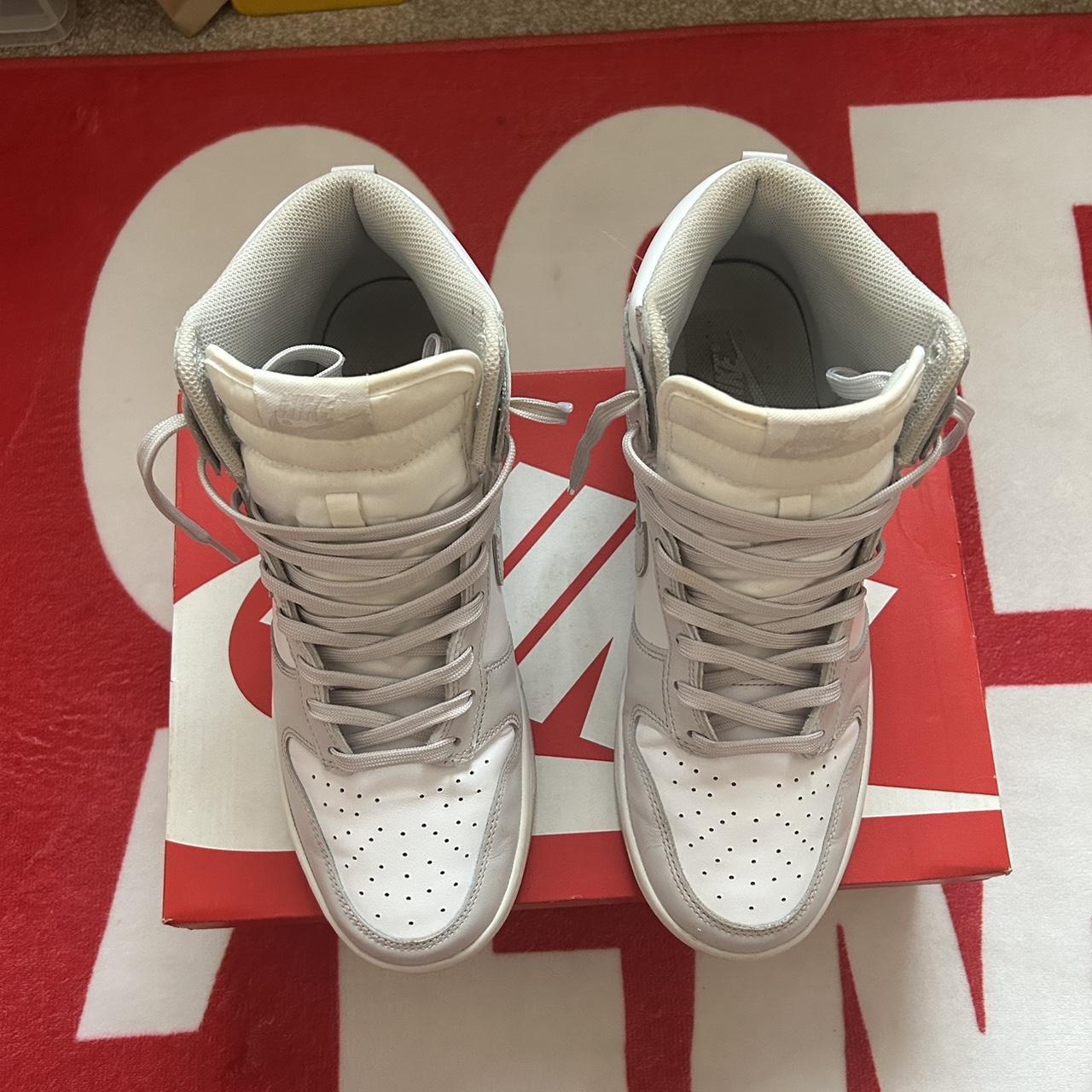 dunk high retro white vast grey