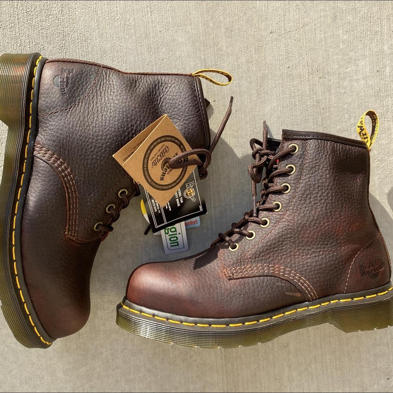 Brand New Doc Martens Industrial boots with steel... Depop